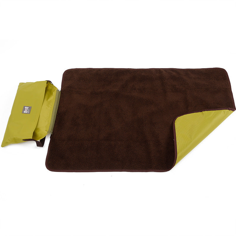 Folding and  Portable Pet Blanket Waterproof Warmth Dog Cat Products