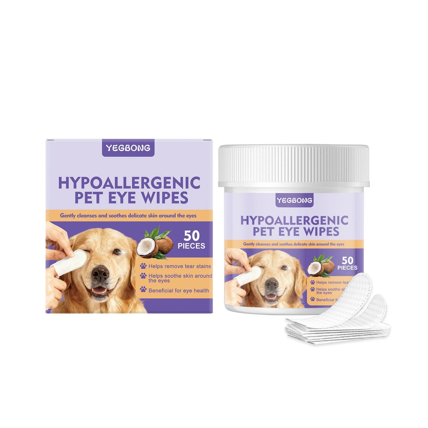Hypoallergenic Pet Eye Wipes - ok best bark bargains