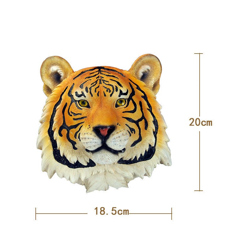 Nordic Wolf & Lion Head Wall Hanging — Sculptural Animal Wall Décor - ok best bark bargains