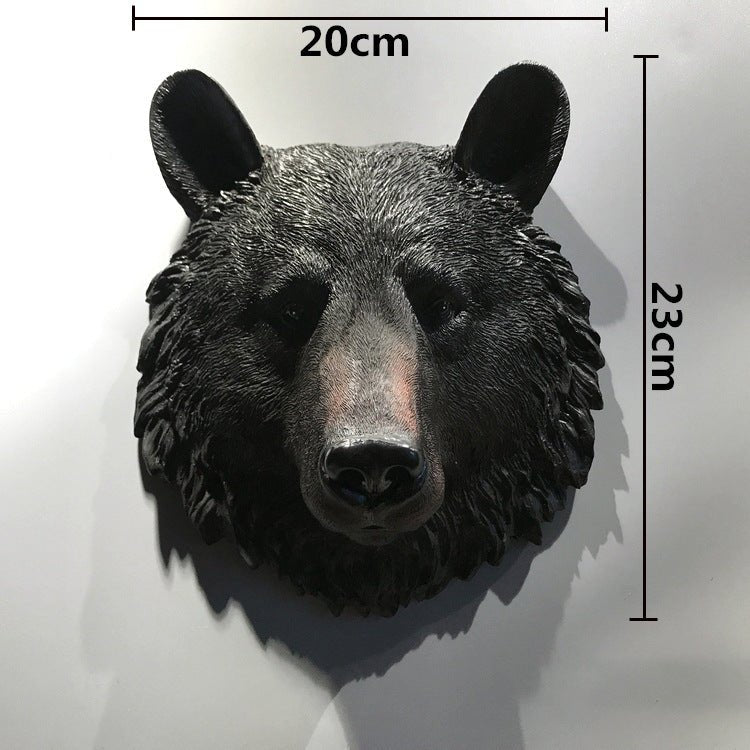 Nordic Wolf & Lion Head Wall Hanging — Sculptural Animal Wall Décor - ok best bark bargains