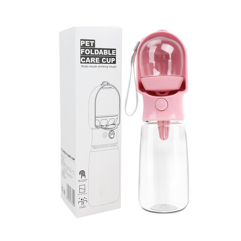 Pet Supplies Dog Drinking Water Bottle Grain Storage Tank Portable Portable Cup - ok best bark bargains