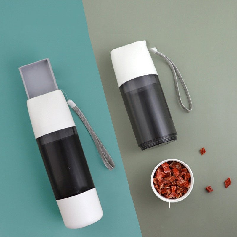 Portable Dog Water Bottle 350ml Water Food Container For Dog Pets Feeder Bowl Outdoor Travel Drinking Bowls Water Dispenser - ok best bark bargains