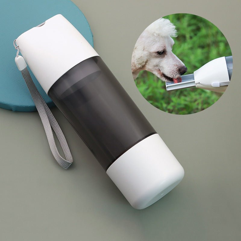 Portable Dog Water Bottle 350ml Water Food Container For Dog Pets Feeder Bowl Outdoor Travel Drinking Bowls Water Dispenser - ok best bark bargains