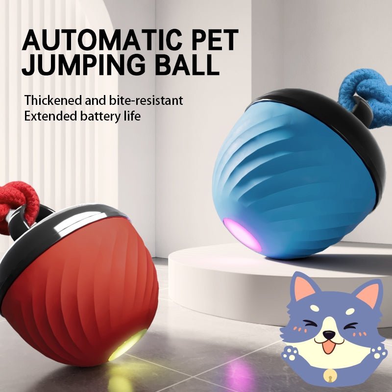 Smart Electronic Interactive Pet Toy Ball – 3 - Mode Auto - Moving & Bouncing Fun - ok best bark bargains
