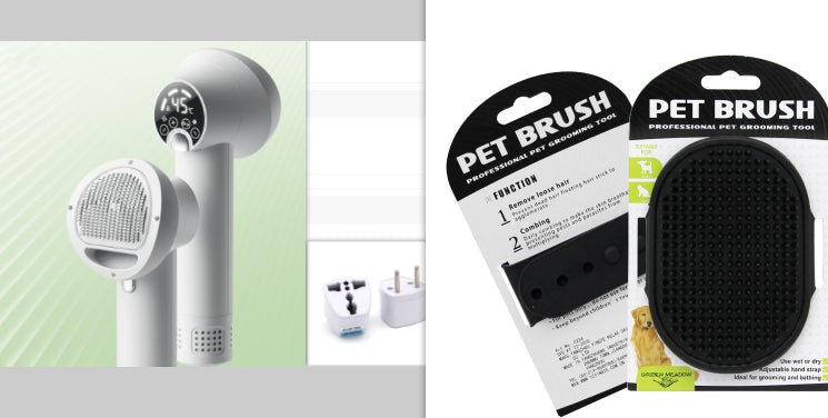 Smart Pet Hair Dryer Dog Golden Retriever Cat Grooming Hairdressing Blow & Comb Silent No Harm Pet Cleaning Supplies Pet Products - ok best bark bargains