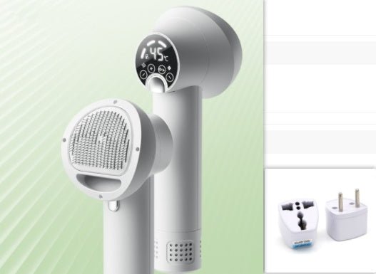 Smart Pet Hair Dryer Dog Golden Retriever Cat Grooming Hairdressing Blow & Comb Silent No Harm Pet Cleaning Supplies Pet Products - ok best bark bargains