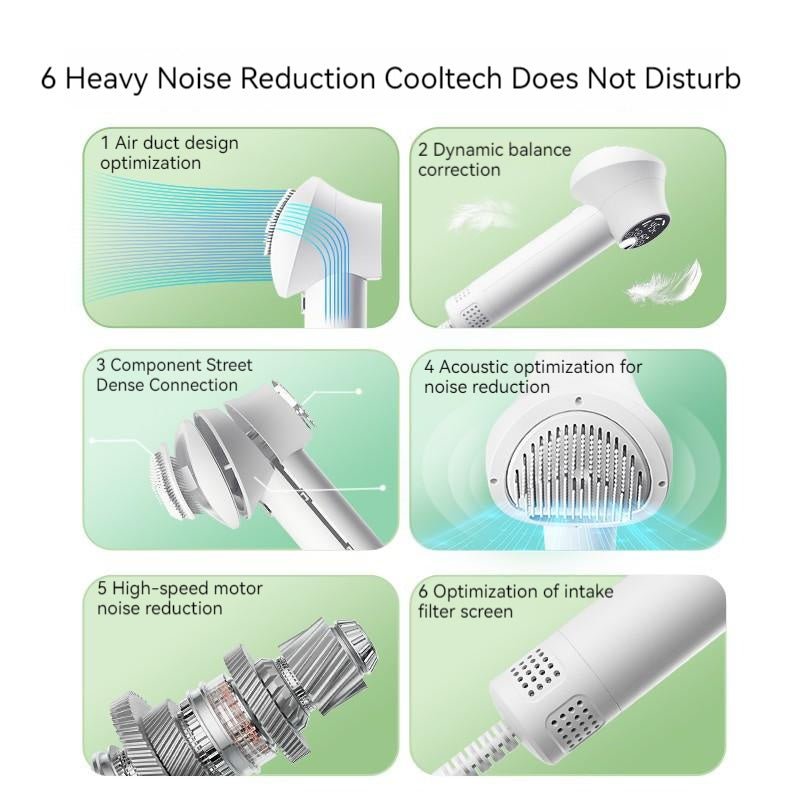 Smart Pet Hair Dryer Dog Golden Retriever Cat Grooming Hairdressing Blow & Comb Silent No Harm Pet Cleaning Supplies Pet Products - ok best bark bargains